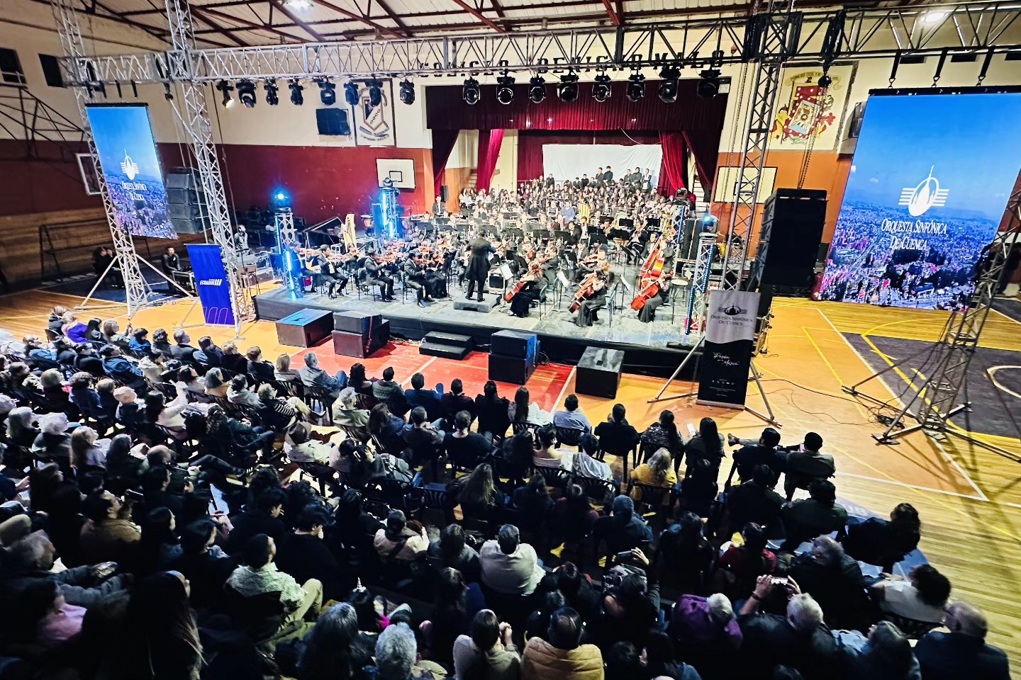 La Orquesta Sinfónica de Cuenca compartirá dos presentaciones. Foto: OSC