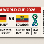 El partido entre Alemania y Ecuador es uno de los más esperados en el Mundial 2026. Foto: IA