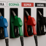 Las gasolinas Eco y Extra bajan de precio desde este 12 de diciembre. Foto: IA