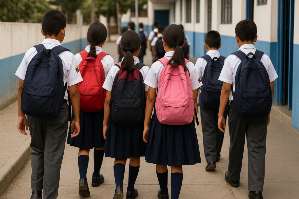 Los estudiantes tendrán 11 días libres por el feriado de Navidad y Año Nuevo. Foto: IA