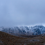 En agosto pasado, el Parque Nacional Cajas se cubrió de nieve por las bajas temperaturas. Foto: El Mercurio