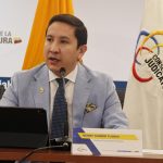 Henry Gaibor, en un evento del Consejo de la Judicatura. Foto: CJ/X