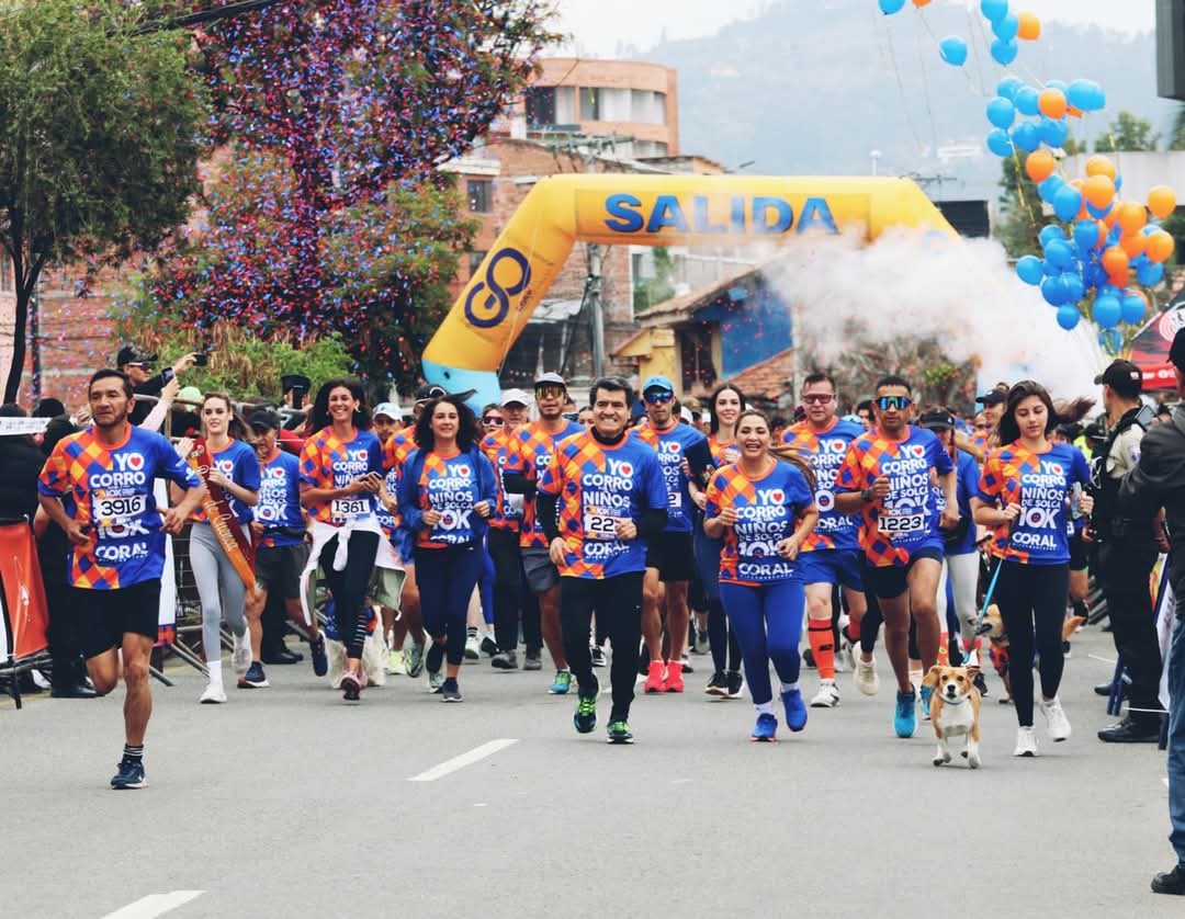 La carrera organizada por el grupo Ortiz tiene como objetivo recaudar dinero para los niños de Solca. Foto: Solca