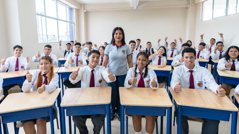 Los estudiantes tendrán 10 días de vacaciones por Navidad y FIn de Año. Foto: Ministerio de Educación