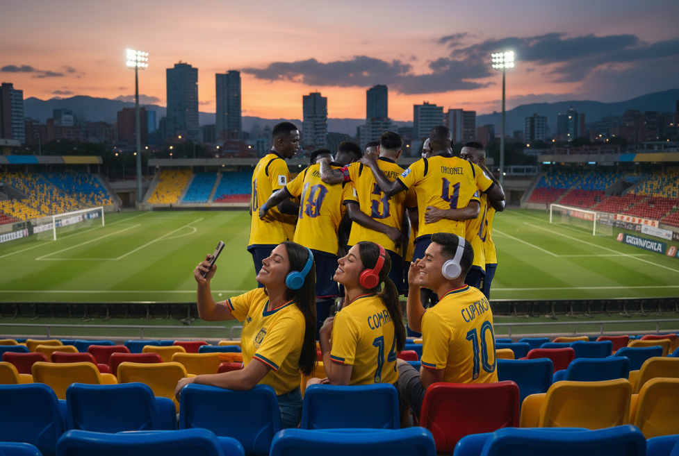 La música es uno de los tributos más emblemáticos que ha recibido La Tri ecuatoriana.
