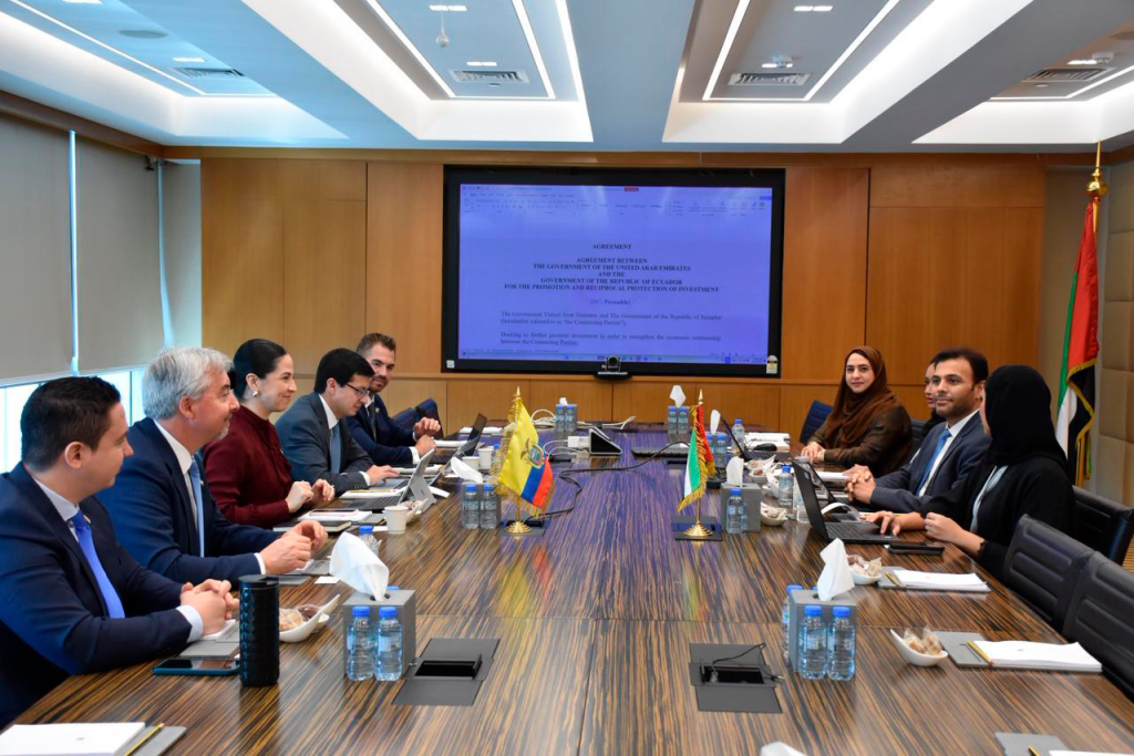 El tratado se firmó en el marco del viaje del presidente Daniel Noboa a Emiratos Árabes.