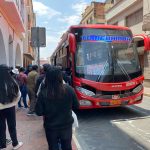Se establecieron rutas de los buses por el Pase del Niño Viajero. Foto: El Mercurio