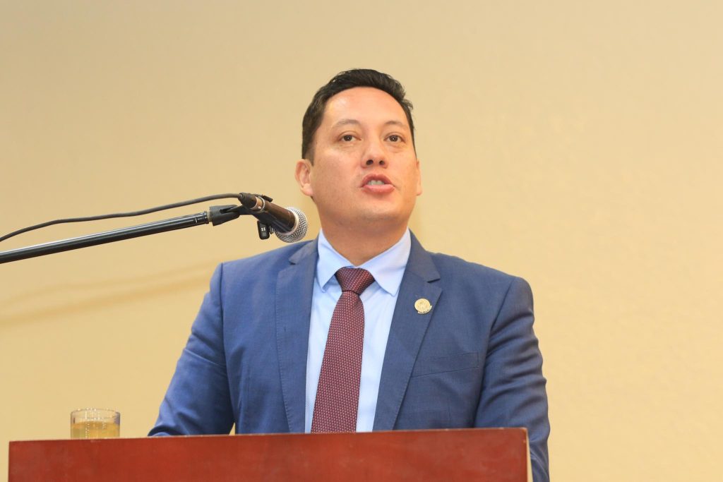 El alcalde de Cuenca, Cristian Zamora, se pronunció esta noche. Foto: El Mercurio