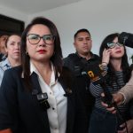 Nataly Morillo tuvo una reunión en Cuenca. Foto: Xavier Caivinagua/El Mercurio