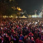 El fin de año de 2025 se registró una gran cantidad de personas en el Parque Calderón por eventos planteados desde la administración municipal actual, lo que generó críticas y cuestionamientos. /Cortesía