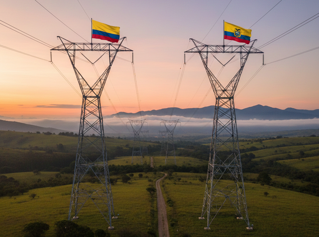 El Gobierno colombiano anunció que no venderá energía a Ecuador. Foto: IA