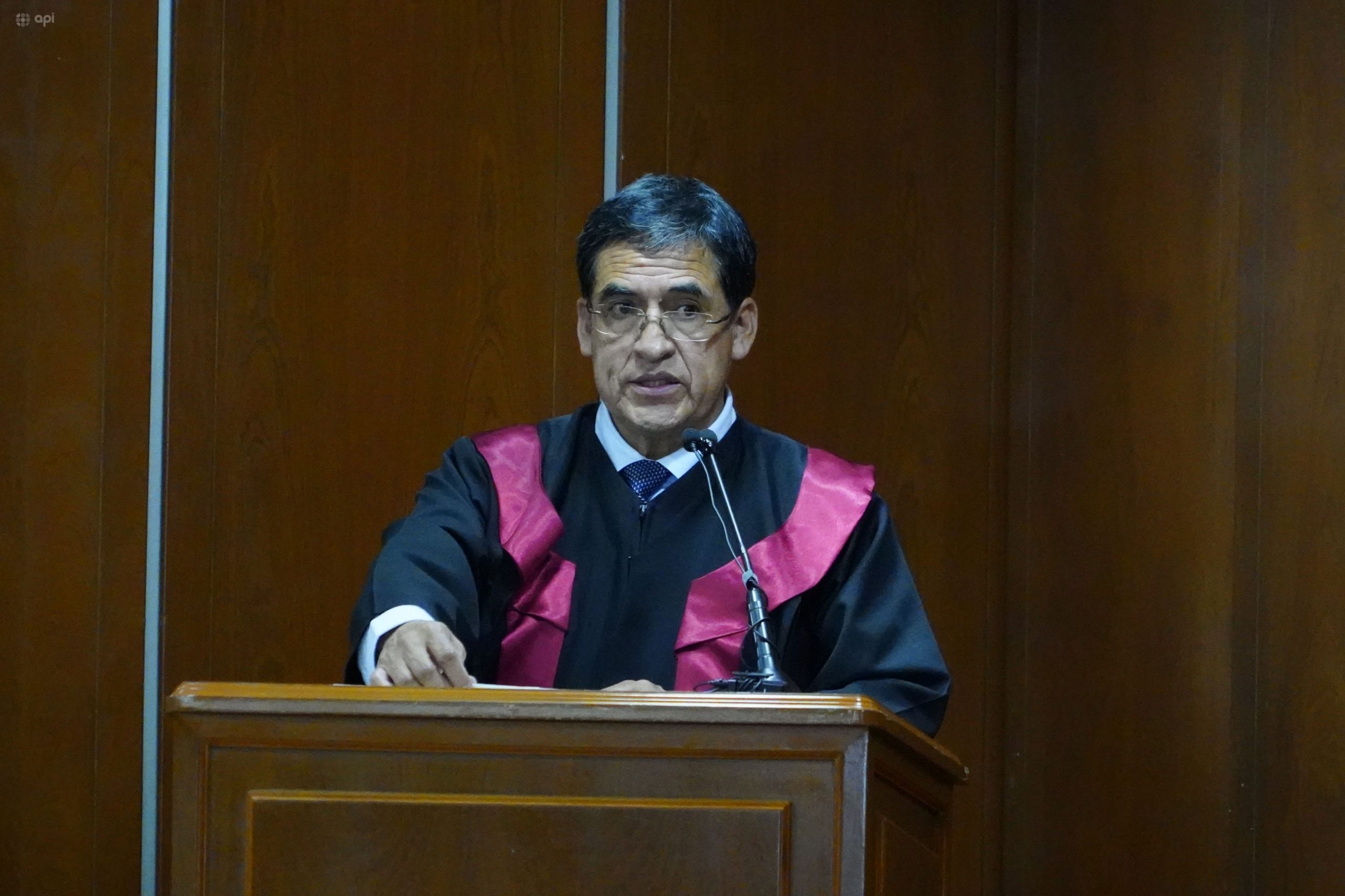 José Suing renunció a su cargo como juez encargado. Foto: archivo/API