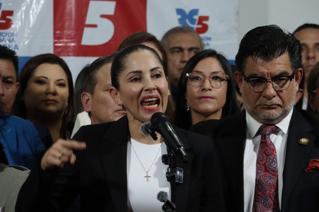 Luisa González respondió al allanamiento que realizaron en su vivienda. Foto: API