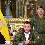 El presidente Daniel Noboa viajó a Suiza para participar en varios reuniones. Foto: Presidencia