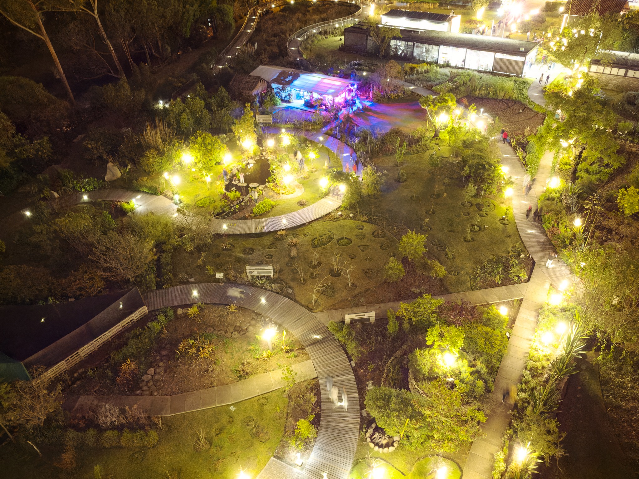 El Jardín Botánico de Cuenca volverá a iluminarse entre el 16 y 18 de enero de 2026. Foto: Jardín Botánico de Cuenca