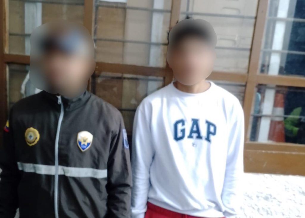 El joven de 18 años fue detenido por la Policía Nacional. Foto: PN