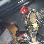 Bomberos de Cuenca atendieron la emergencia. Foto: Bomberos Cuenca