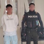 Un hombre fue detenido en Nabón. Foto: Policía Nacional