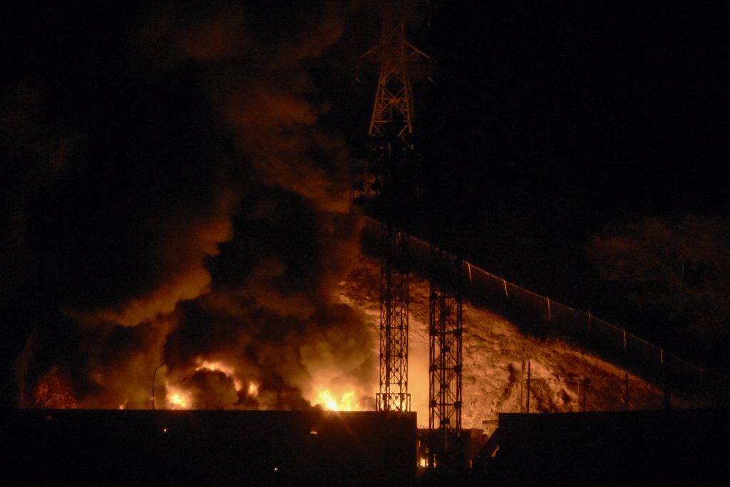 El Fuerte Tiuna fue atacado esta madrugada. Foto: AFP