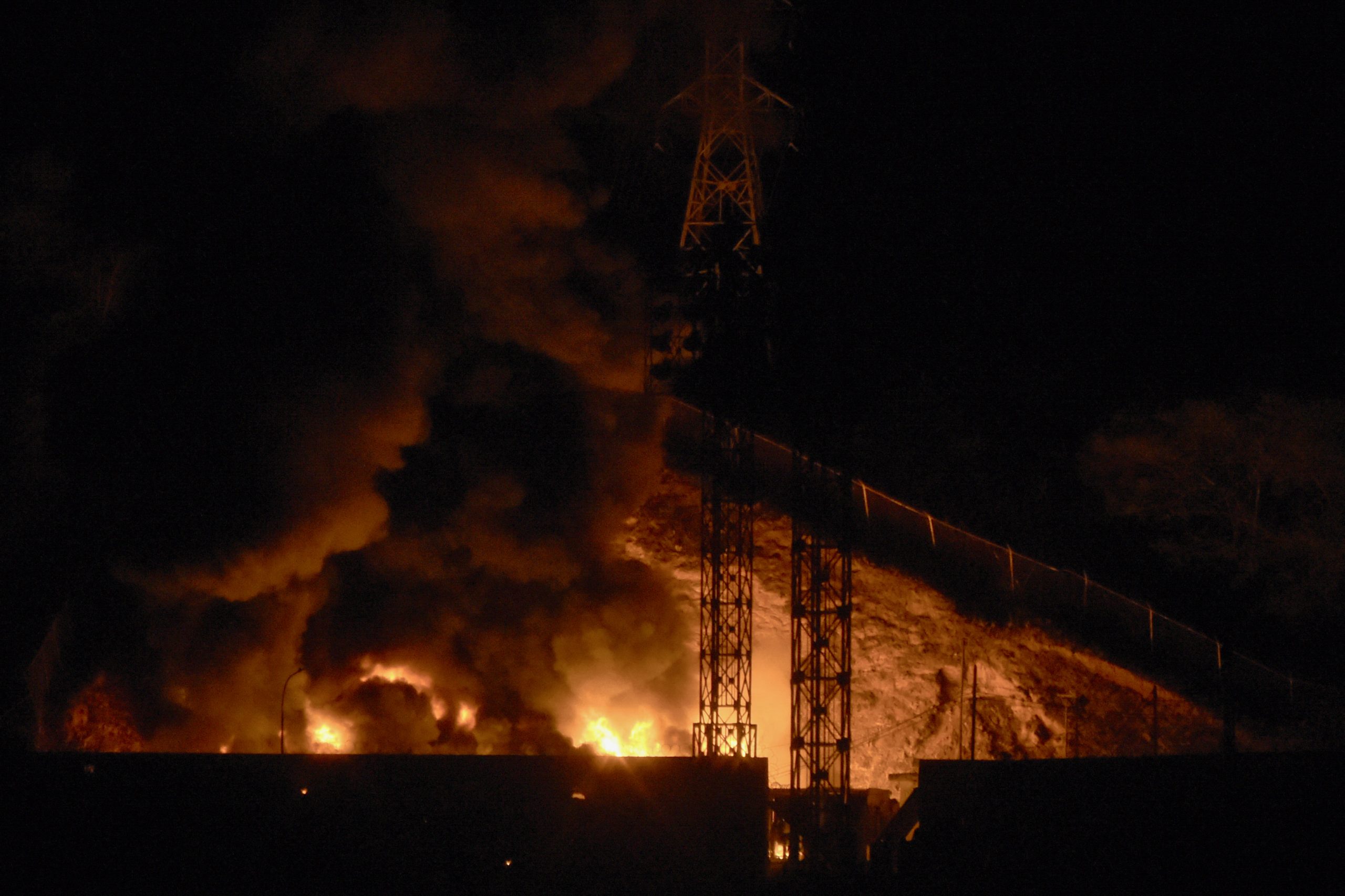 El Fuerte Tiuna fue atacado esta madrugada. Foto: AFP
