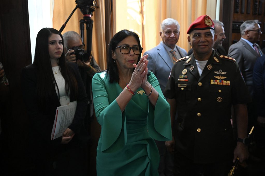 Delcy Rodriguez asumió oficialmente la presidencia de Venezuela este 5 de enero de 2026. Foto: AFP