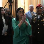 Delcy Rodriguez asumió oficialmente la presidencia de Venezuela este 5 de enero de 2026. Foto: AFP