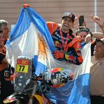 Luciano Benavides es el nuevo campeón del Rally Dakar 2026 en la categoría motos. Foto: AFP
