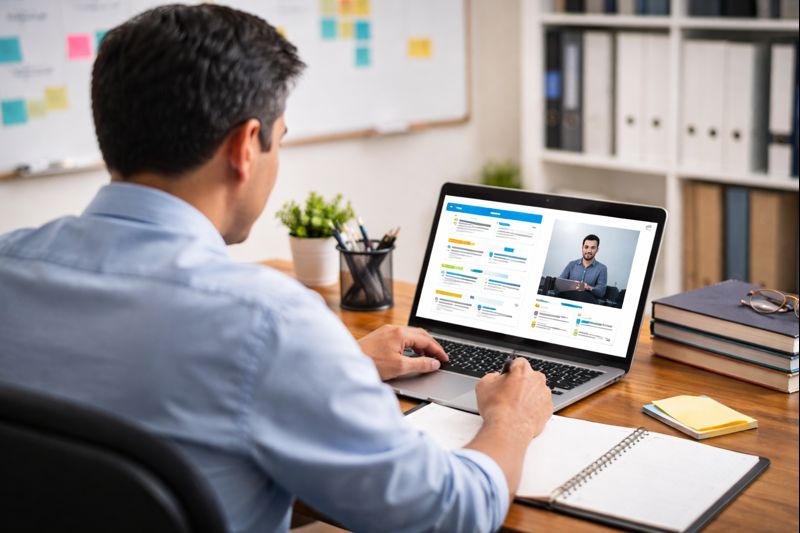 El proceso de inscripción es online y gratuito, y está dirigido para los docentes de Ecuador. Foto: IA