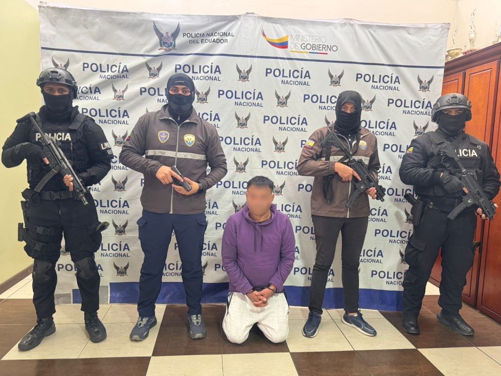 Un hombre de nacionalidad peruana fue detenido en Paute. Foto: X