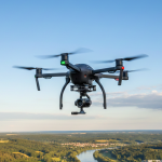 En Ecuador se deben registrar los drones para evitar accidentes. Foto: IA