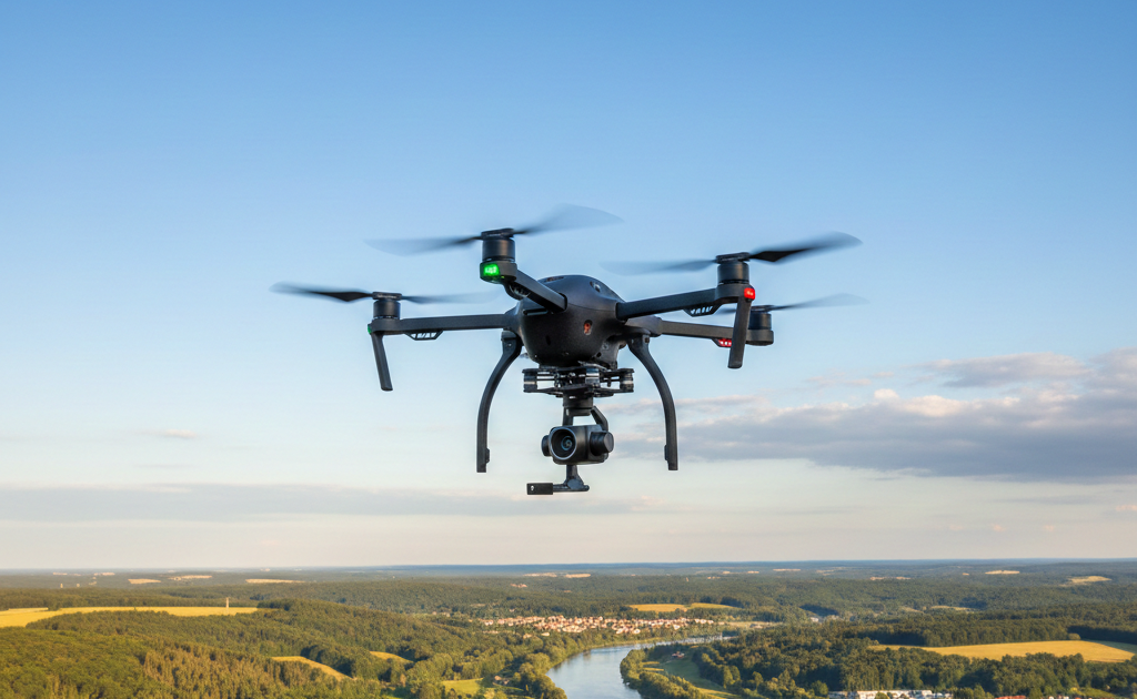 En Ecuador se deben registrar los drones para evitar accidentes. Foto: IA