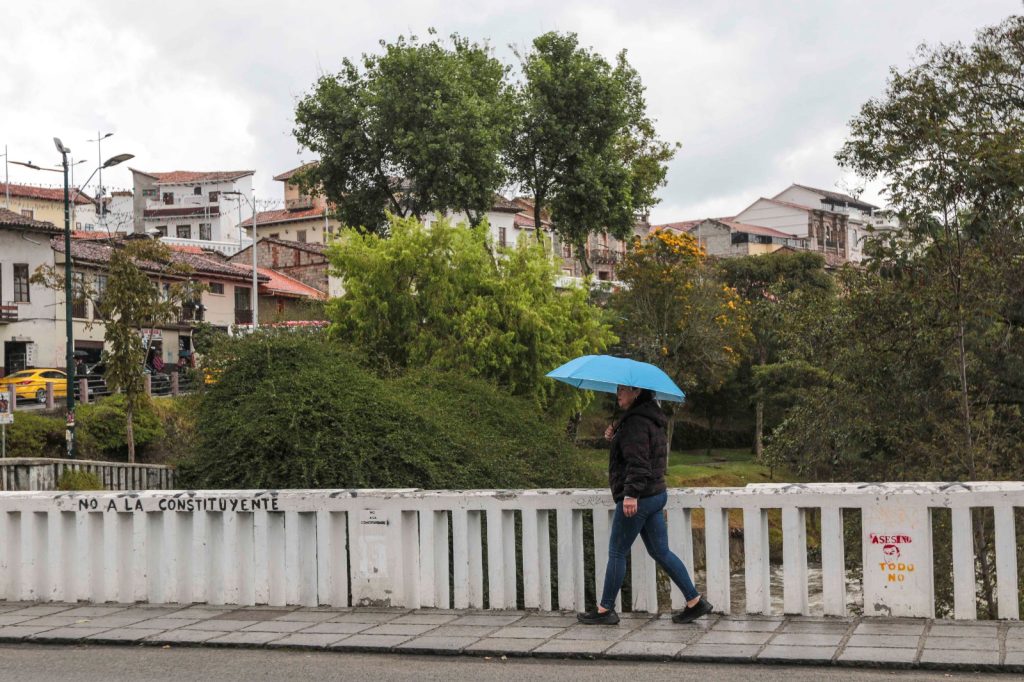 En las últimos días se han registrado lluvias en Cuenca. Foto: Xavier Caivinagua/El Mercurio