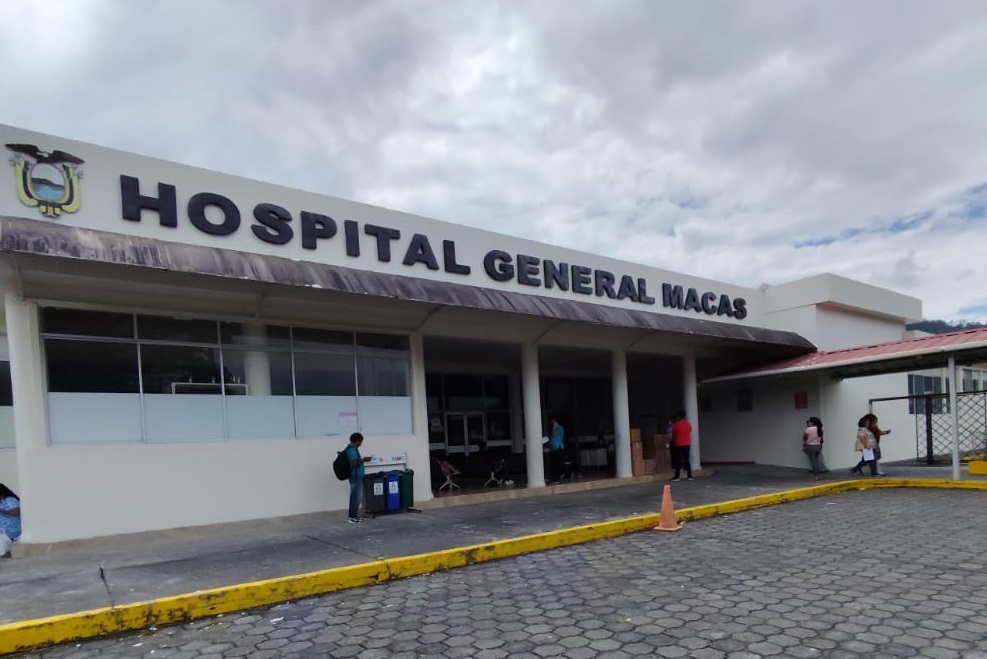 Hospital de Macas reporta desabastecimiento de oxígeno. El MSP aplica un plan de contingencia.