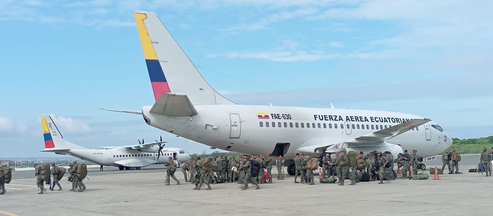 Despliegue de militares a provincias de Ecuador
