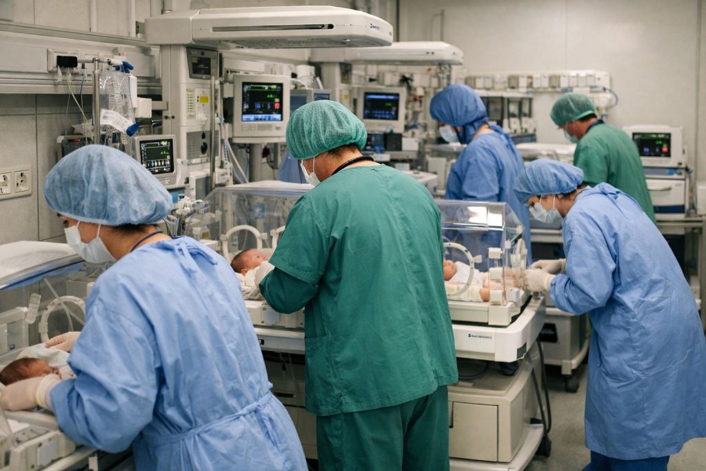 Personal del hospital Vicente Corral, en Cuenca, pide nueva donación de medicamentos para recién nacidos.