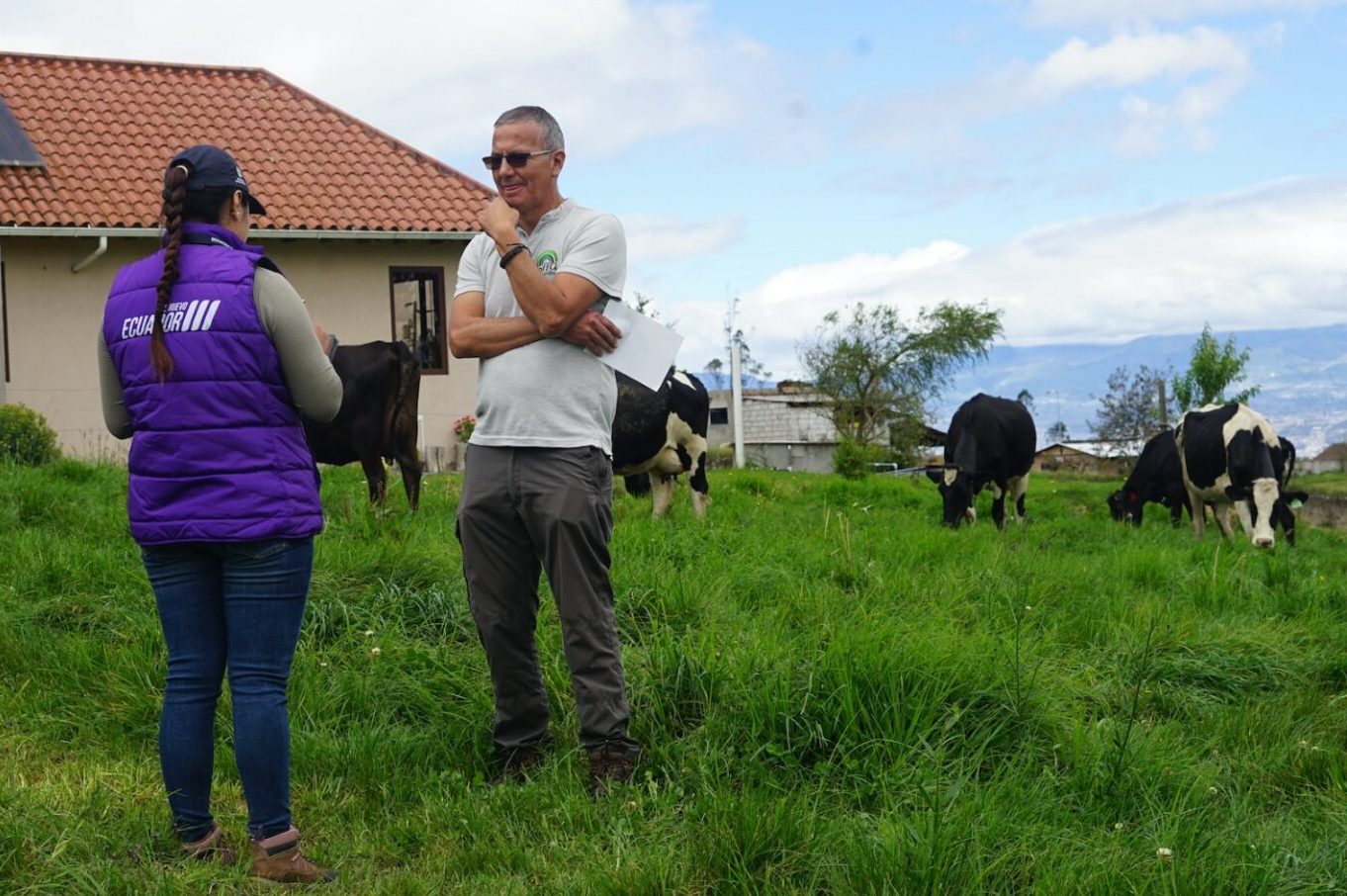 En este 2026 se levantará la información en las zonas rurales de Ecuador. Foto: MAG