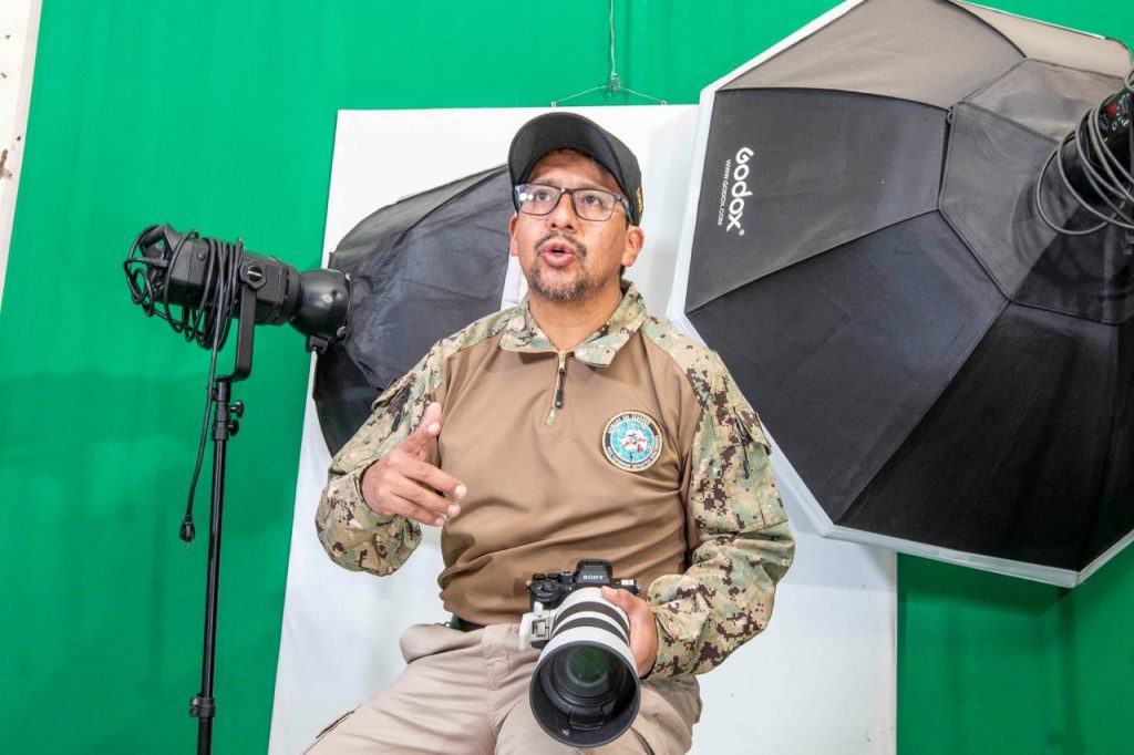 Carlos Valverde en la Antártida