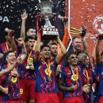 El Barcelona se quedó con la Supercopa. Foto: AFP