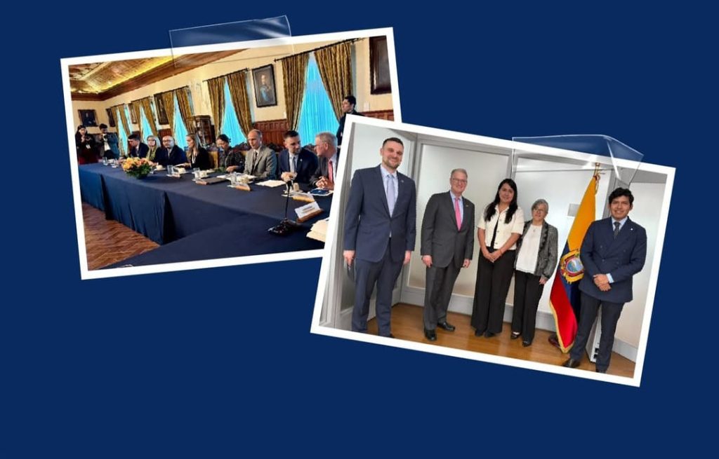 La corporación mantuvo reuniones con autoridades de Ecuador. Foto: Embajada de los Estados Unidos