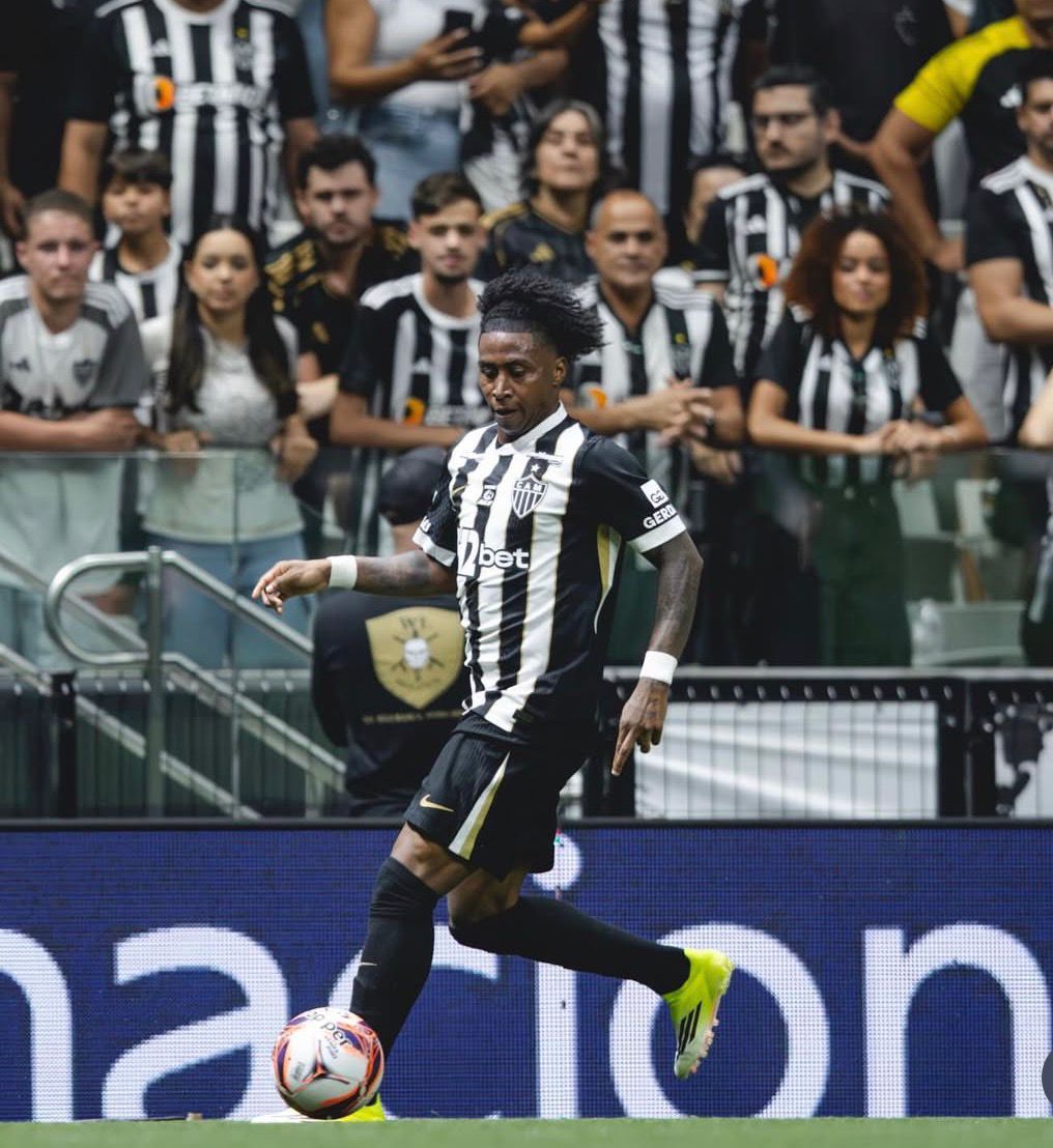 Ángelo Preciado en el partido de Atlético Mineiro. Foto: Atlético Mineiro