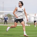 Leonardo Campana en el entrenamiento de New England Revolution. Foto: New England Revolution