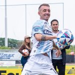 Damián Díaz en su presentación con Guayaquil City. Foto: Guayaquil City