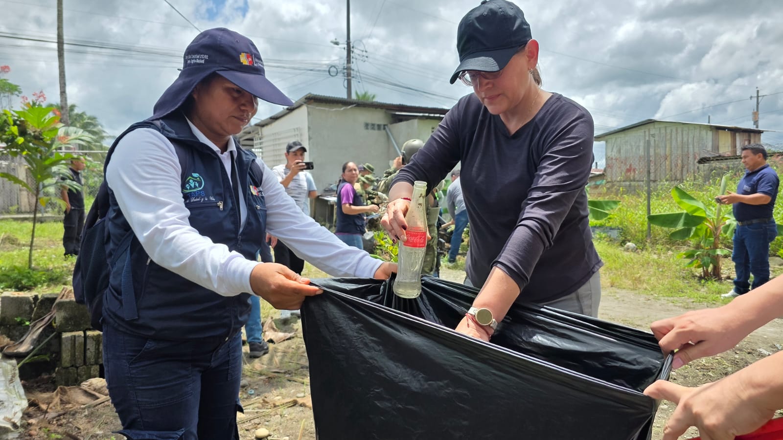 Dentro de las intervenciones está ejecutar una minga de limpieza. Foto: MSP