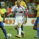 Zidane en el partido ante Brasil en 2006. Foto: FIFA