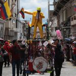 Por décima ocasión se vivirá en Cuenca el desfile de carnaval por el Centro Histórico. /Archivo