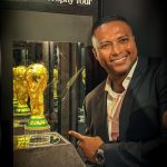 Antonio Valencia, referente del fútbol ecuatoriano, participó en la jornada.