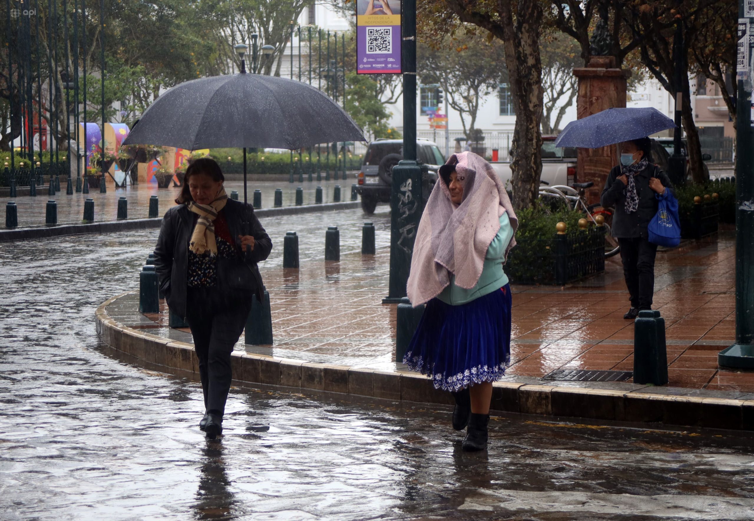 Las lluvias serán intensas en los próximos días. Foto: API