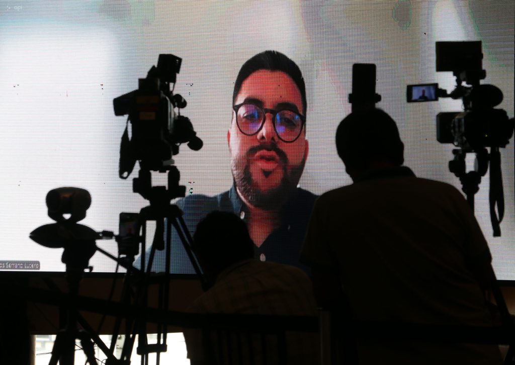 Carlos Serrano compareció en la comisión de FIscalización de la Asamblea Nacional la mañana de este 6 de febrero de 2026. Foto: API