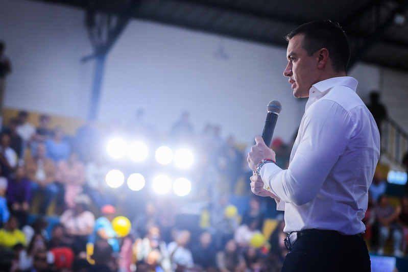 Daniel Noboa se reunirá con Donald Trump en Miami. Foto: Presidencia