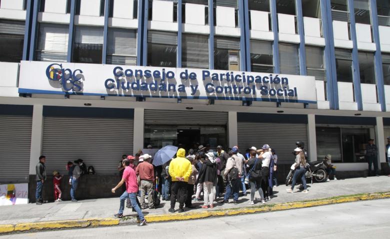 Las postulaciones se recibirán en las oficinas del CPCCS.